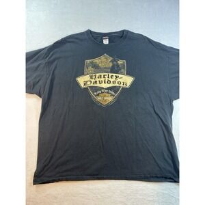 Harley Davidson Long Way Home T-shirt men's 3XL Black New York City